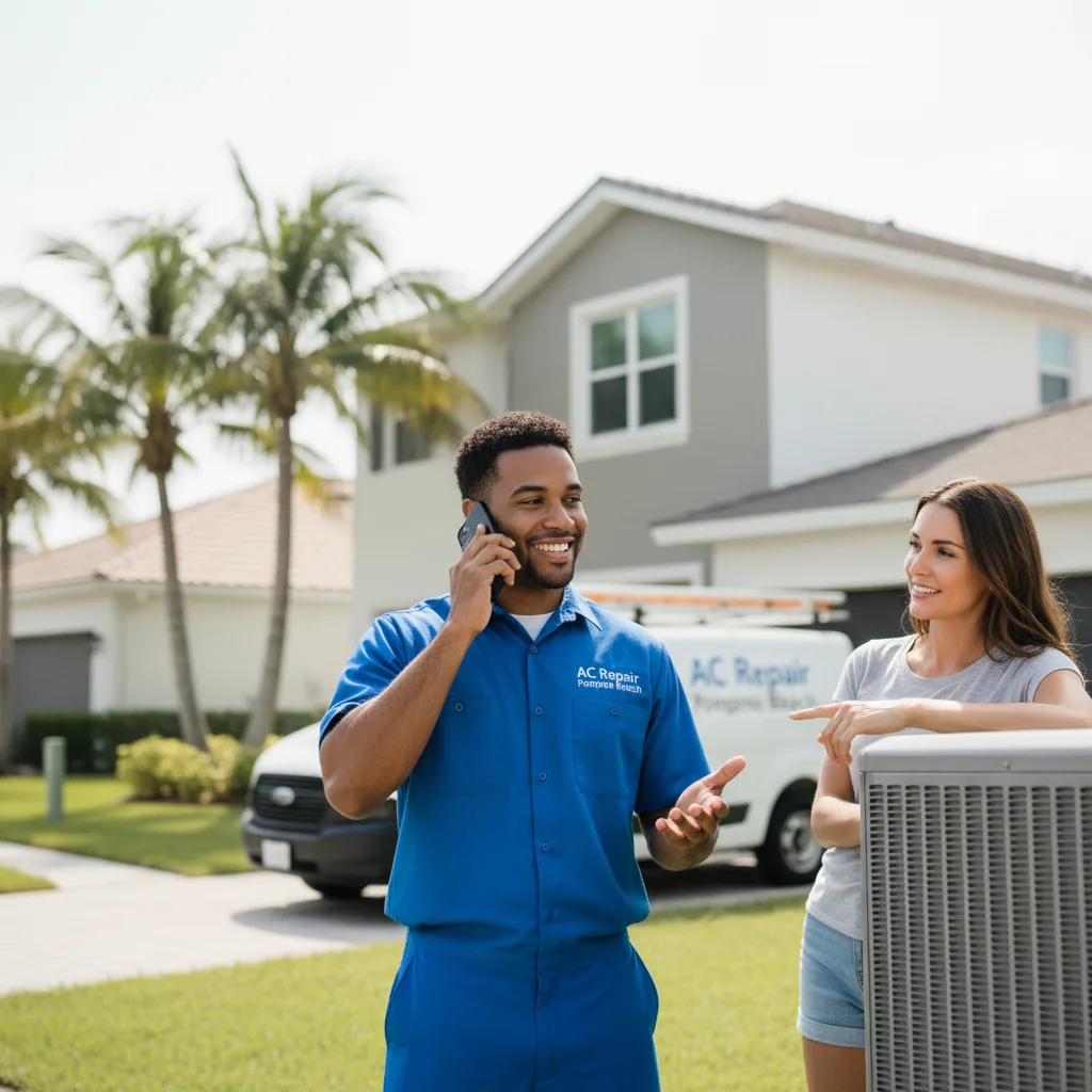 AC Repair Pompano Beach customer support in New Square
